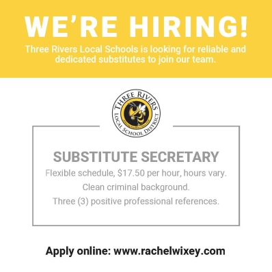 Three Rivers job opportunities